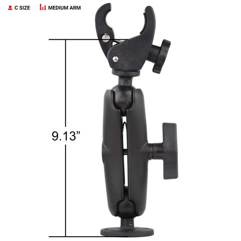 RAM Mounts RAP-400-202U Tough-Claw Trolling Motor Stabilizer with Medium Arm - Image 3